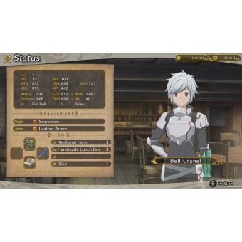 Is It Wrong to Try to Pick Up Girls in a Dungeon? Infinite Combate Nintendo Switch