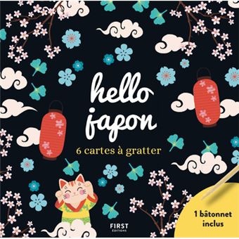Hello Japon - 6 cartes à gratter