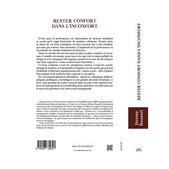 Rester confort dans l’inconfort