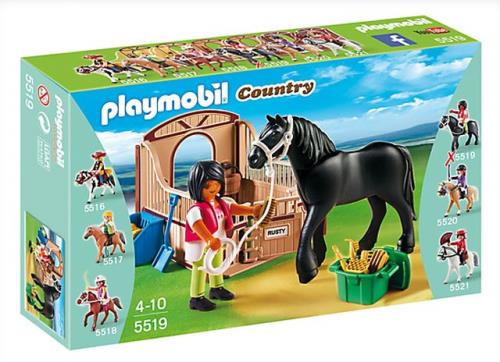 Playmobil Country 5519 Cheval Frison et écuyère - Playmobil