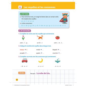 Petit cahier LAROUSSE d'orthographe et de dictées CP