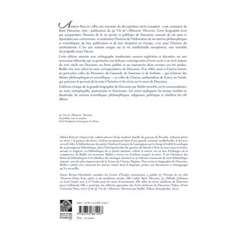 La Vie de Monsieur Descartes