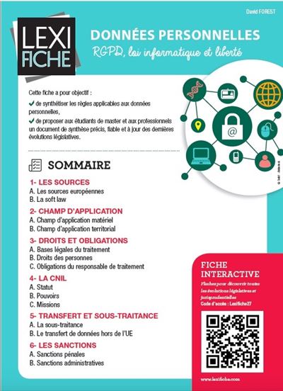 Données personnelles RGPD