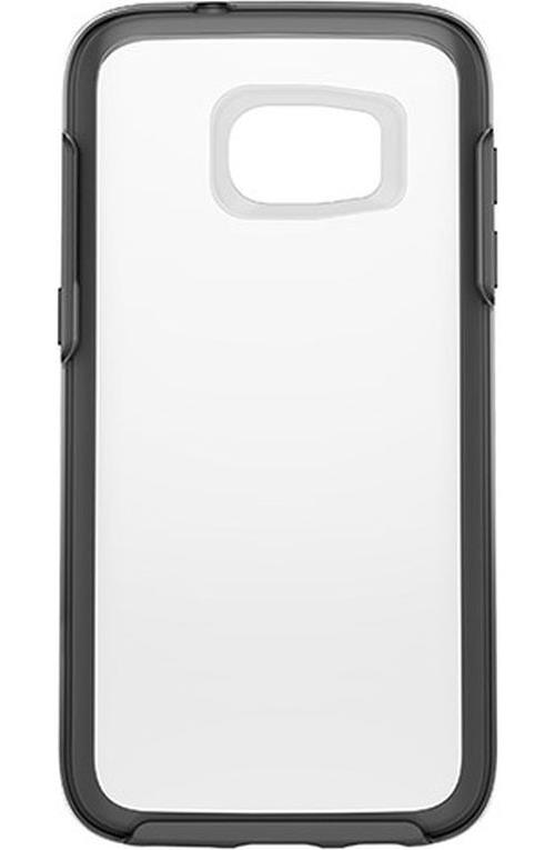 Coque OtterBox Symmetry Clear Noire pour Galaxy S7