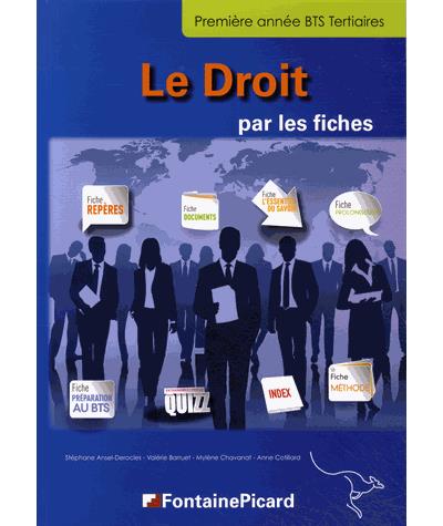 Le droit par les fiches, Première anée BTS tertiaires