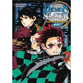 Demon Slayer : Livre de coloriage Bleu
