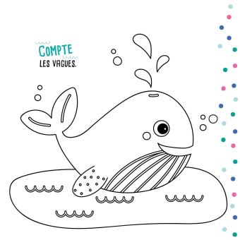 Mon P'tit Hemma Coloriage pour les petits - La mer