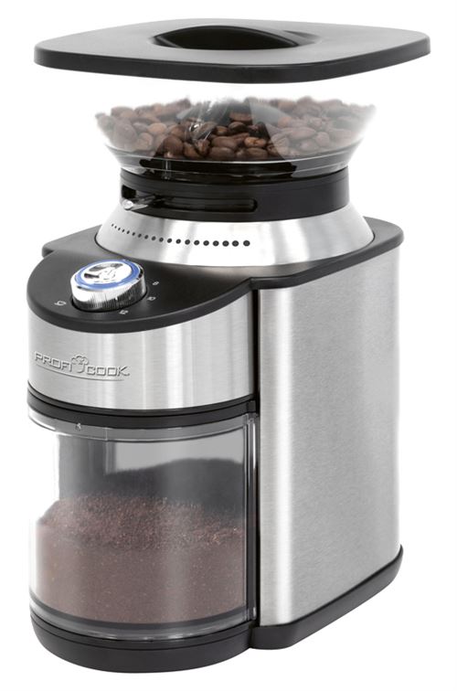 Moulin À Café Électrique Proficook PC-EKM 1205 – 200 W, Acier Inoxydable, 16 Positions - vue 4