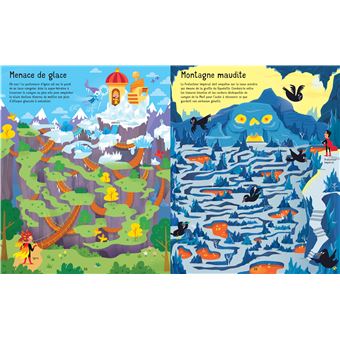 Les super-héros - Le grand livre des labyrinthes