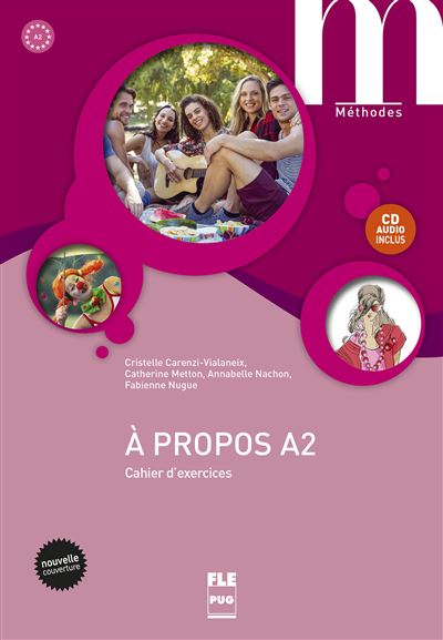 A propos a2-cahier exercices + cd-nvelle couv