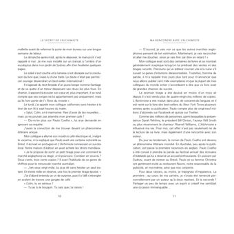 Le secret de l'Alchimiste