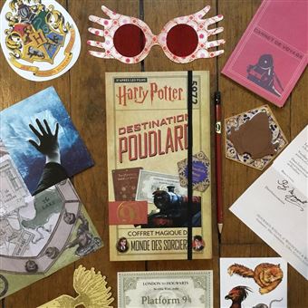 Carnet Harry Potter en forme de lettre d'admission Poudlard sur Rapid Cadeau
