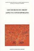 Les sources du droit - aspects contemporains