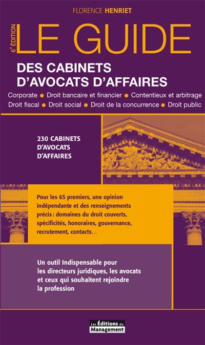 Guide des cabinets d'avocats d'affaires