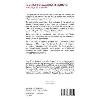 Le mémoire de master à l'université : Sociologie de la réussite