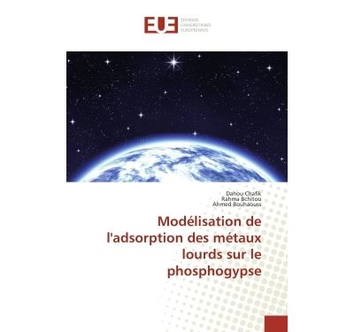 Modelisation de l'adsorption des metaux lourds sur le phosphogypse