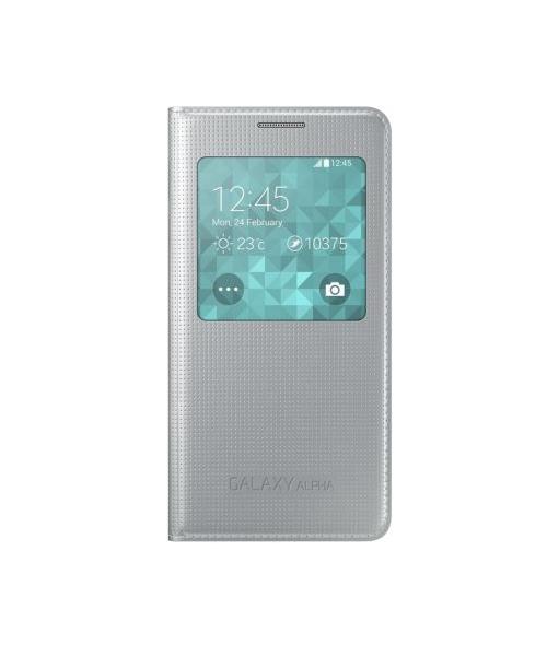 SAMSUNG SVIEW COVER GALAXY ALPHA SILVER