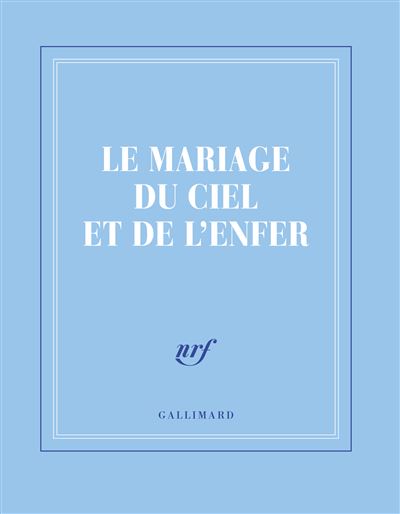 Carnet carré Le Mariage du Ciel et de l'Enfer (papeterie) -  Gallimard Papeterie - broché