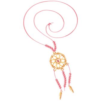 Mon super collier attrape-reves a plumes