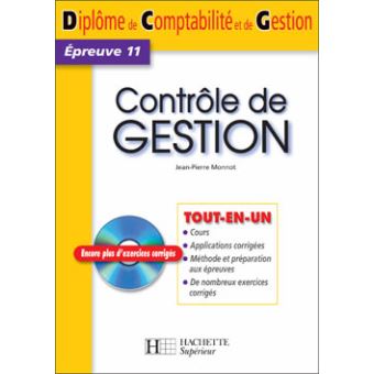 Contrôle De Gestion - DCG Épreuve 11 Livre Avec Un CD-Rom - Livre CD ...