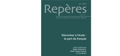 Décrocher à l'école : la part du français