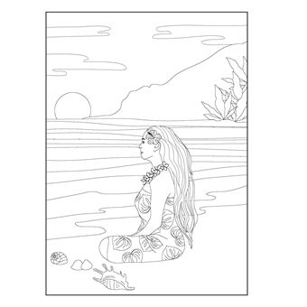 Tahiti - 100 dessins à colorier
