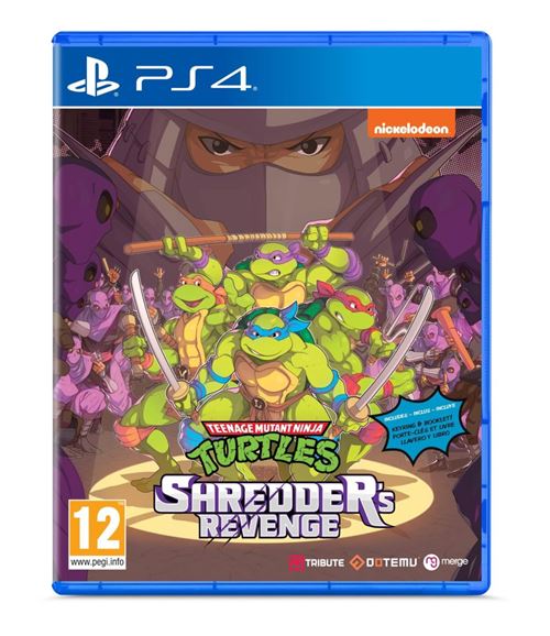 Pochette avant du jeu Teenage Mutant Ninja Turtles: Shredders Revenge PS4