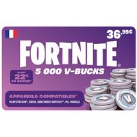 Fortnite 10 000 V-Bucks, ( 2 x 31,99 $ Cartes ) Maroc