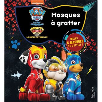 Pat' Patrouille - Masques à gratter Mighty Pups
