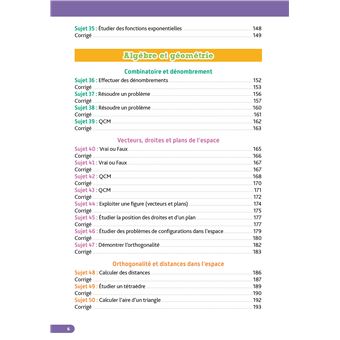 Annales Objectif BAC 2024 - Spécialité Maths