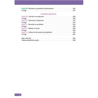 Annales Objectif BAC 2024 - Spécialité Maths