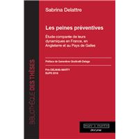Les peines préventives