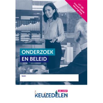 Keuzedeel - Keuzedeel Onderzoek En Beleid Folio 19/20 - Cartonné ...