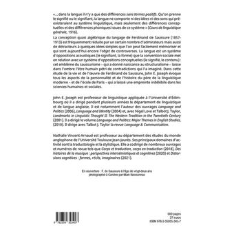 Saussure - broché - John E. Joseph - Achat Livre | fnac