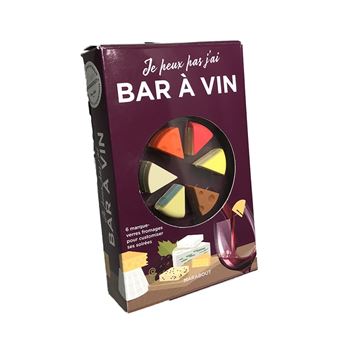Coffret marque-verres Bar à vin