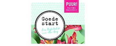 PUUR! Goede start, bureaukalender