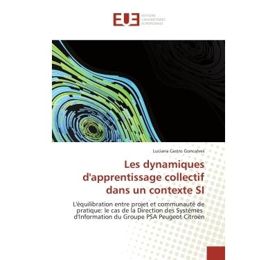 Les dynamiques d'apprentissage collectif dans un contexte si