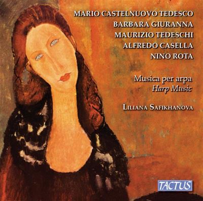 Musique italienne pour harpe du 20 siecle