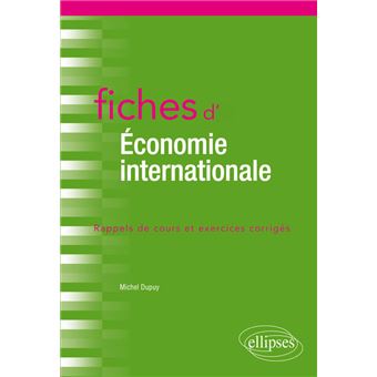 Fiches d'économie internationale