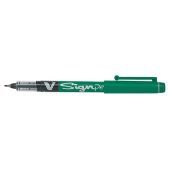 Feutre d'écriture Pilot VSignPen Vert pointe moyenne - 1