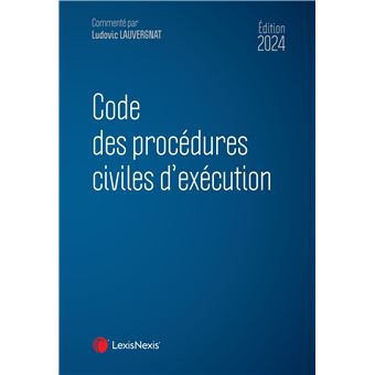 Code des procédures civiles d'exécution 2024