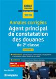 Annales corrigées agent principal de constatation des douanes 2e classe 2019