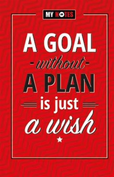 A goal without a plan is just a wish set 3ex.