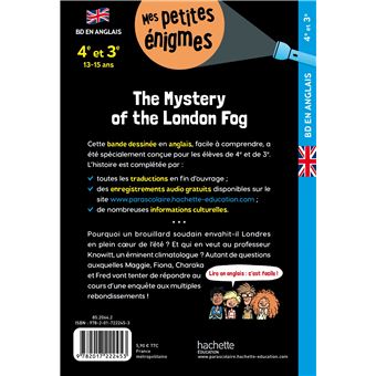 Petites enquêtes in English 4e-3e The Mystery of the London Fog - Cahier de vacances 2023