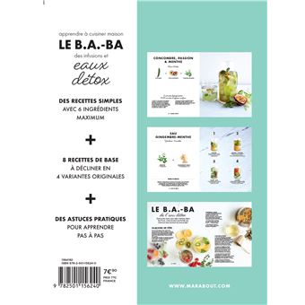 Le B.A.-BA de la cuisine - Eaux détox