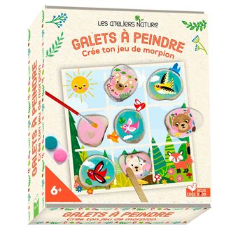 Galets a peindre cree ton jeu de morpion