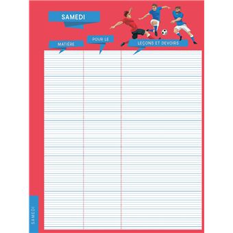 Agenda de texte Foot 2021 - 2022