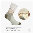 Chaussettes Curator Socks Michelangelo Buonarroti Creation Of Adam