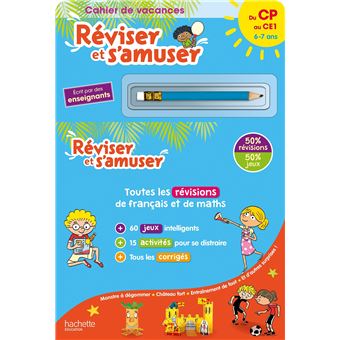 Réviser et s'amuser - Du CP au CE1 (6-7 ans) - Cahier de vacances 2023