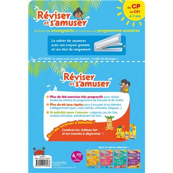 Réviser et s'amuser - Du CP au CE1 (6-7 ans) - Cahier de vacances 2023